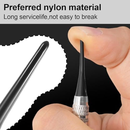 2BA Thread Plastic Tip Dart Points, Darts Plastic Tip, Soft Tip Darts - color: Black