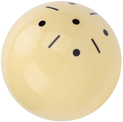 Champion 2-1/4" Billiard Practice Training Pool Cue Ball (6 dot, 16 Balls/Box, Purple, Black, Green, Blue, Red - size: Black dot