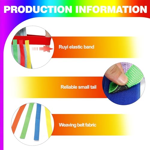 10 Pcs Catch Tail Game Belt Set,Field Day Games Catching Equipment,Stretchable Catching Training Equipment for Family Gatherings,Party,Camping and Outdoor Picnic Carnival Games