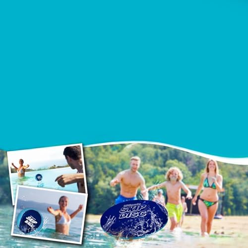 Activ Life The Ultimate Water Skip Balls, Water Bouncing Ball for Swimming Pool, Beach Toys for Friends, Family, Kids and Adults - style: Navy/Teal