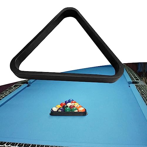 Billiard Triangle Ball Rack, Wooden Pool Ball Rack for 2 Inch Pool Balls, Pool Table Triangle Rack Positioning Frame, Billiard Table Accessories for Home Game Room and Beginners