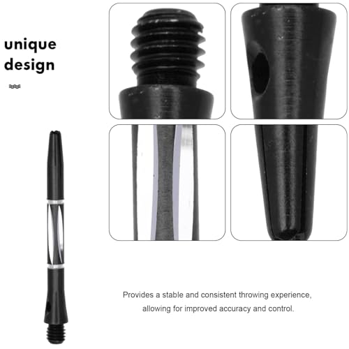 Hemoton 6pcs Shafts for Durable Metal Replacement Stems for Professional Players and Amateurs Stylish Design Lightweight Easy to Use Outdoor Play Accessory