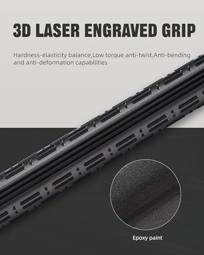 CRICAL Carbon Fiber Pool Cue Stick - 58" Low Deflection Professional Pool Cue with Pro Taper Shaft, 3D Anti-Slip Wrapless Grip, 12.5mm Tip & 3/8x8 Joint Billiard Stick for Enhanced Control & Accuracy - color: CL-PD-Set1 Grey