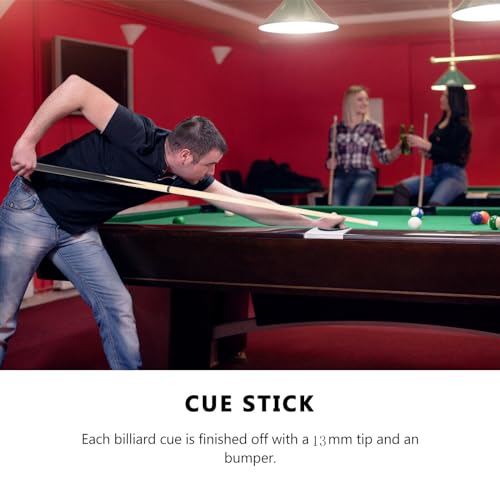 58 Inch Billiard House Cue Sticks 2-Piece Pool Cue Set of 4
