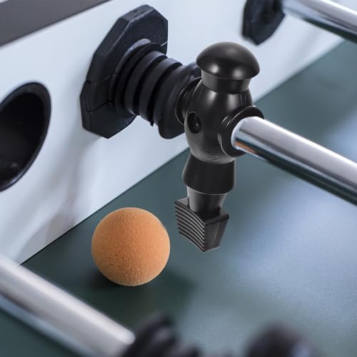 Homoyoyo 4pcs Foosball Men Replacement, Football Players Parts Foosball Man Table Player Football Machine Accessories - color: Black