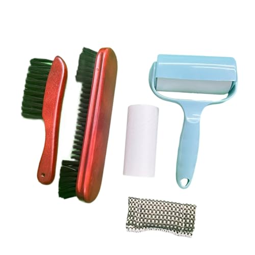 Pool Table Maintenance Brush Set for Snooker Surface Cleaning - color: Red