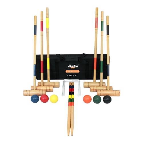 Baden Deluxe Series Croquet Set 29 inch mallets - style: Deluxe Series