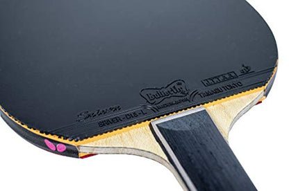 Butterfly My First Carbon Pro-Line Table Tennis Racket - Ideal for Solid, Balanced Play Featuring A Smaller Handle - Recommended for Future Champions - Pro-Line Series