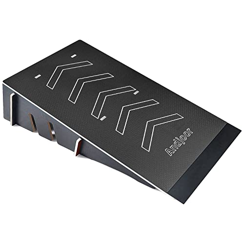 Kids Jumping Ramp for Skateboard, Bike, Scooter, BMX, RC Car and Dirt Bike, 42.91 in, Black - color: Black, size: L300