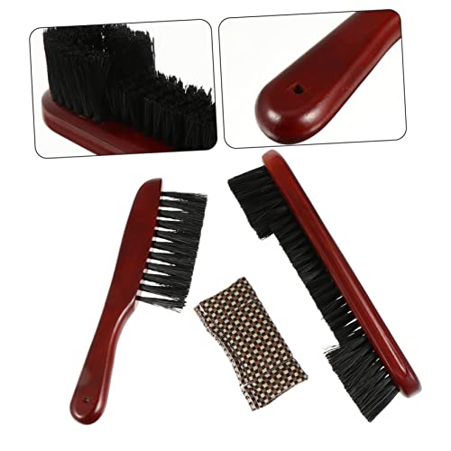 Abaodam Billiard Table Rail Brush Set Sturdy Pool Table Cleaning Brush Sturdy Bristles for Easy Maintenance