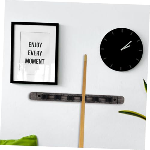 POPETPOP 1set Billiard Holder Wall Mounted Rack Pool Stick Storage for Game Rooms Billiard Home Recreation Areas Cues Space-saving Design Easy Installation Prevents Damage