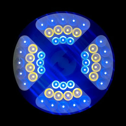 Disc Store Disc Golf Basket Light - Water-Resistant Disc Sports Golf Hole Lights with Stepless Dimming, White LED & Yellow Natural Lights, Up to 72-Hour Runtime