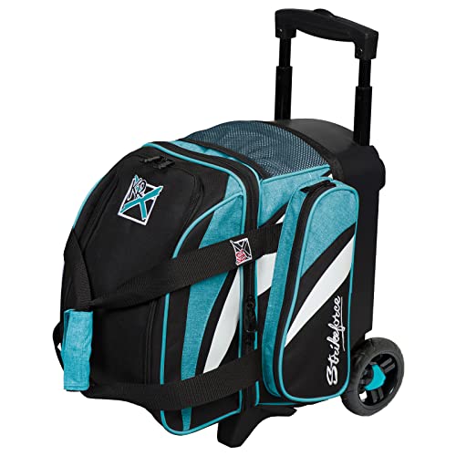 KR Strikeforce Cruiser Single Bowling Ball, Shoe and Accessory Roller Bowling Bag - color: Teal
