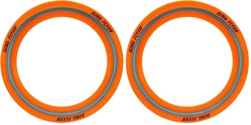 JA-RU Air Max Grip Ring Flyer Frisbee Round Flying Disc Toy Professional 1029-1A (Pack of 2) - size: 11.5" x 8.5" (Pack of 2)