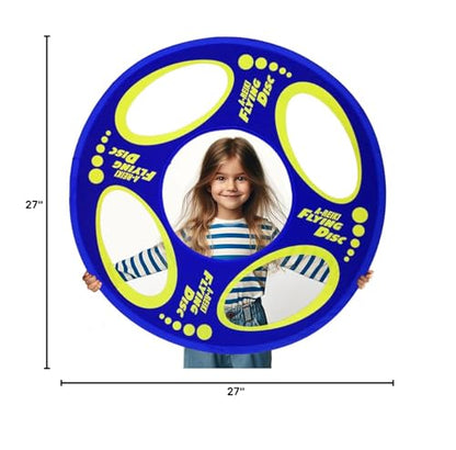 Giant Flying Disc Soft, Foldable & Floats in Air - Encourage Outdoor Play & Family Fun - Great for Kids, Parent-Child Interaction, and School Activities - color: 29inch