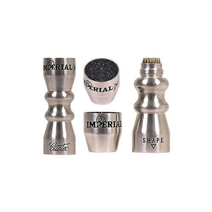 Cuetec Billiard/Pool Cue Accessory: Bowtie 3-in-1 Billiard Cue Tip Tool - color: Silver - Old