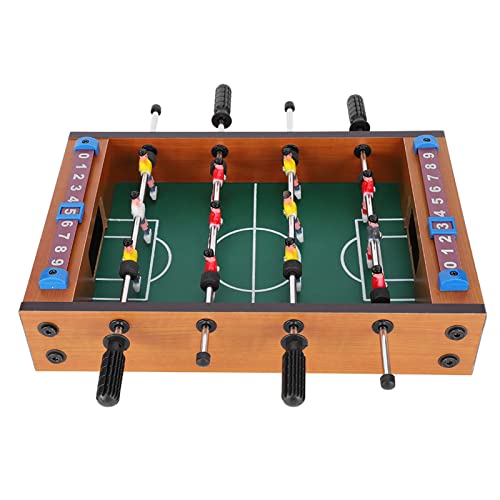CHICIRIS Foosball Table, Thick Wood Board Compact Durable with Slider Scoreboard and Anti Collision Cotton for Kids Party Indoor Game