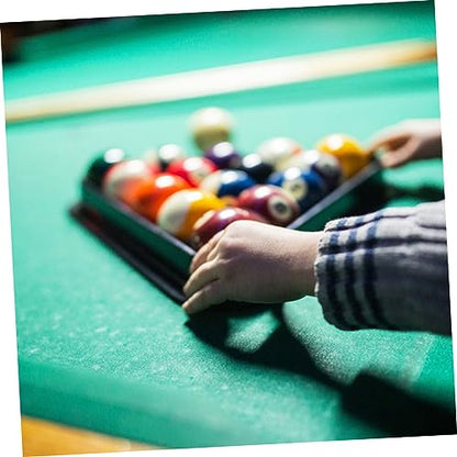 Sosoport Mini Billiard Rack Triangle for Boys and Girls Retro Style Pool Table Accessories Compact Size Billiard Triangle Frame for Pool Balls Display for Children's Games