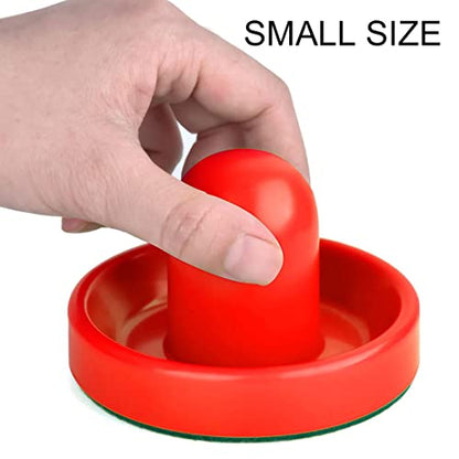 Air Hockey Pucks and Paddles, Air Hockey Pucks Air Hockey Replacement Set Ice Hockey Pushers Pucks Paddles Table Family Game Red - color: Red