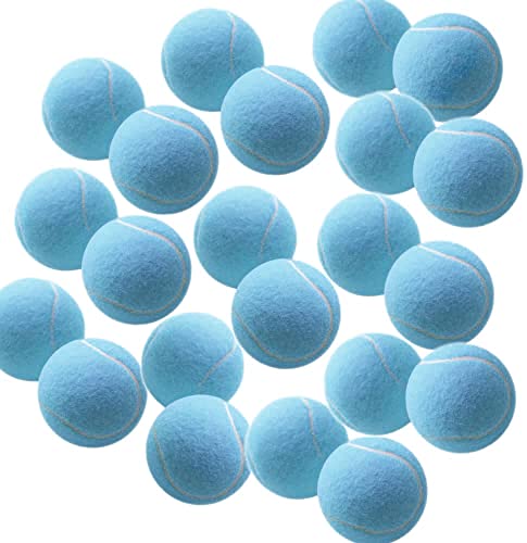 Tennis Balls, 12/18/24/36 Pack Tennis Balls Standard Size Tennis Training Balls for Adults Kids Lessons Practice or Playing with Pet - color: Blue, 12 Pack