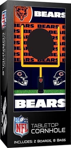 MasterPieces Officially Licensed NFL Tabletop Cornhole for Adults - style: Chicago Bears