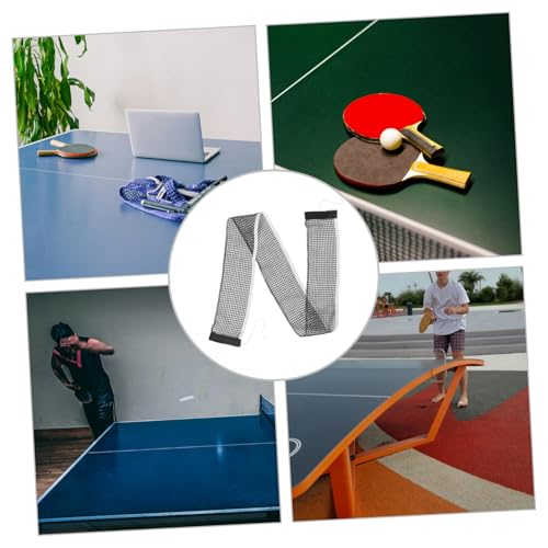 BESPORTBLE Net for Table Tennis Replacement Lightweight Polyester-Cotton Folding Mesh Net for Indoor and Outdoor Use Easy Setup Portable and Durable for Training and Leisure