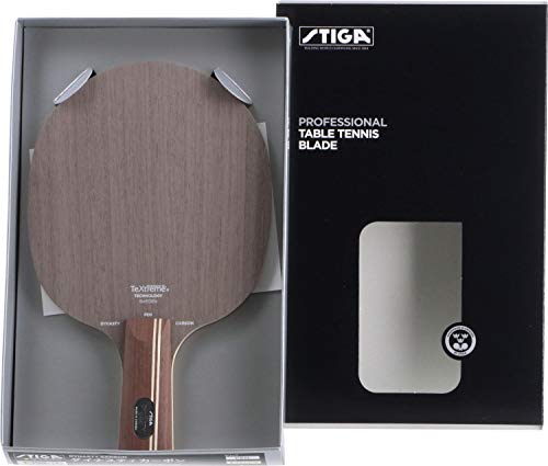 STIGA Table Tennis Racket, Forgiveness Model, Dynasty Carbon, Pen Holder, for Attacks, Includes Special Materials | Pen Holder - style: Chinese Style Pen