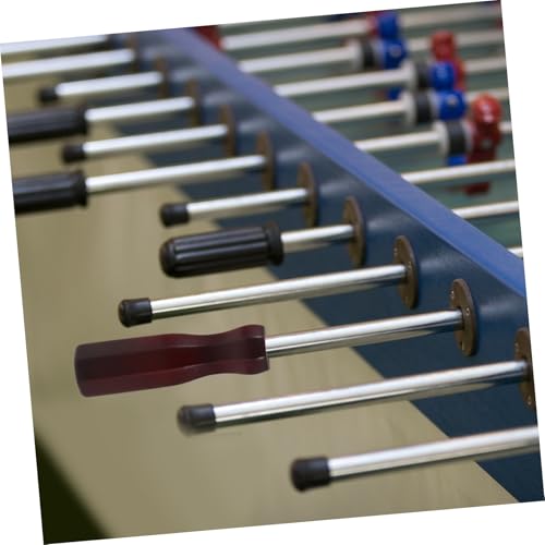 Abaodam Foosball Table Replacement Parts Brown Wooden Foosball Table Parts Table Replacements Table Football - color: Brown