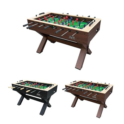 KICK Constable 55" Foosball Table – Professional Full-Size Indoor Game Table - color: Brown