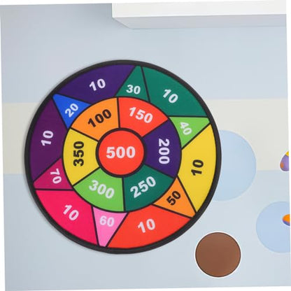BESPORTBLE 1Set Extra Sticky Dart Board Game for Fun with Sticky Balls Engaging Party for Family Friends for All Ages