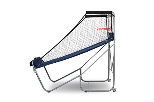 Pop-A-Shot - Home Dual Shot with NCAA Graphics l Sensor Scoring l 16 Game Modes l 7 Balls l Foldable Storage l for All NCAA Fans - style: Kansas Jayhawks