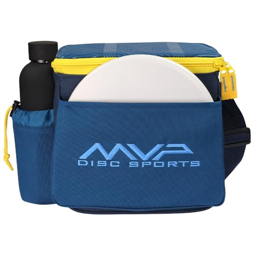 MVP Disc Sports Cell Disc Golf Starter Bag (Choose Your Favorite Color) - color: Light Cobalt/Midnight Blue
