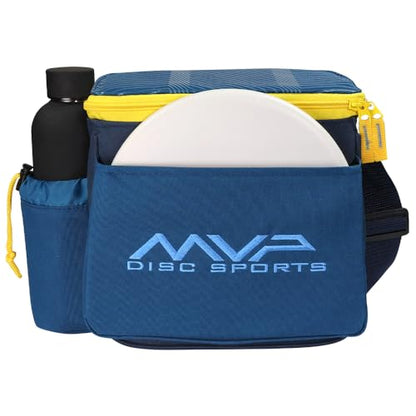 MVP Disc Sports Cell Disc Golf Starter Bag (Choose Your Favorite Color) - color: Light Cobalt/Midnight Blue