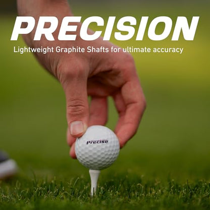 Precise M3 Complete Womens Golf Clubs Set, Includes Driver, Fairway, Hybrid, 7-PW Irons, Wedge, Putter, Stand Bag, 3 H/C's, Golf Clubs Women Right Handed - color: Blue, size: Petite Size -1"
