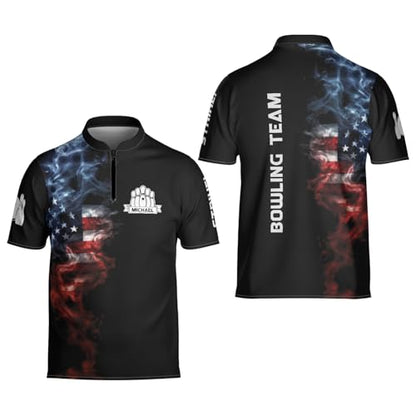 Personalized Custom Jersey for Men, Uniform Shirt for Bowling Team Gift - color: D17