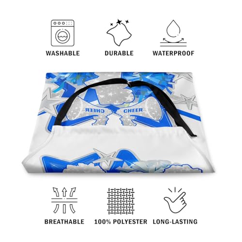 Castle Fairy Boy Soccer Kitchen Apron - color: Cheer Blue