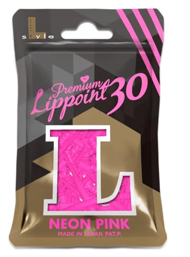 L-style Premium Lippoint 30 - Soft Tip Dart Points - Extra Long - color: Neon Pink