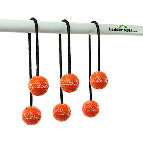 Ladder Golf Official Hard Bolas, 3PK - color: Orange