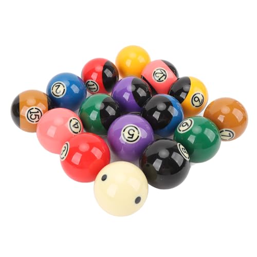 Professional Resin Pool Balls Set 2.25in – High Friction Resistance, Clear Numbering, Standard Pool Tables