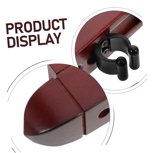 POPETPOP 2pcs Billiard Stick Mount Pool Stick Holder Slots Storage Rack Billiard Supplies - color: Dark Red