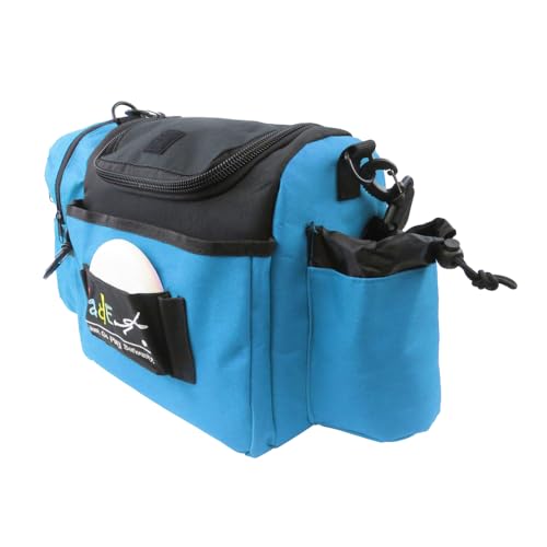 Fade Crunch Disc Golf Bag – Compact, Durable, and Lightweight Disc Storage - color: Sky Blue