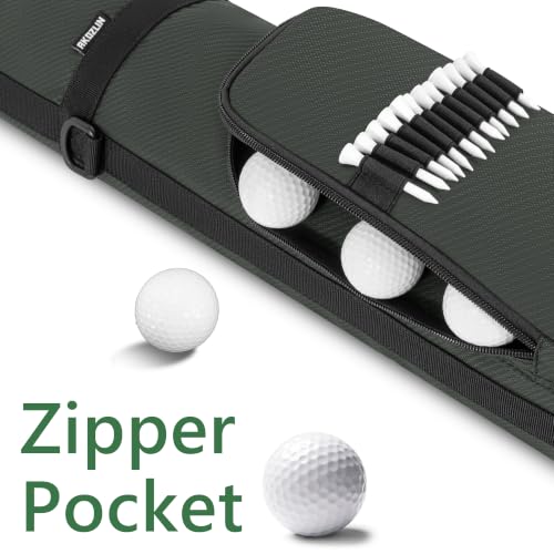 AKOZLIN Lightweight Golf Sunday Bag Golf Travel Carry Bag 3-6 Clubs Foldable Small Golf Bag with Shoulder Strap Black - color: Green