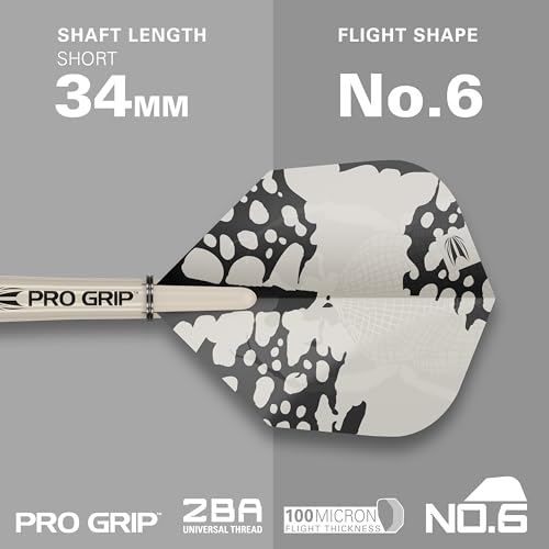 Target Darts EXO Edition 90% Tungsten Soft Tip Darts Set – EXO 10 18g – Soft Tip Dart Set, Pixel Tip Darts with Pro Grip Shafts and No.6 Flights