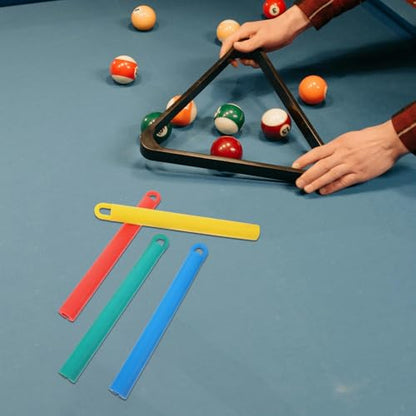 Beaupretty 4pcs Pool Cue Hangers Rubber Billiard Cue Holder Wall-mounted Pool Stick Storage Rack with Screws for Indoor Recreation Room Organization