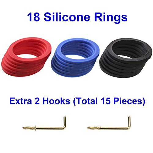 SUNGIFT Hook Ring Toss Game for Adults & Kids - Yard Hooky Ring Tossing Games - Hookie Wall Game Indoor & Outdoor Family Fun - Home, Party, Office, Camping & Backyard Games - style: Classic 11.8"