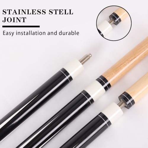 58 inch Canadian Maple Billiard Pool Cue Stick, 13mm 1/2 Maple Billiard Pool Stick, House Bar Pool Table Sticks for Men(Numerous Styles to Choose from) - color: P06