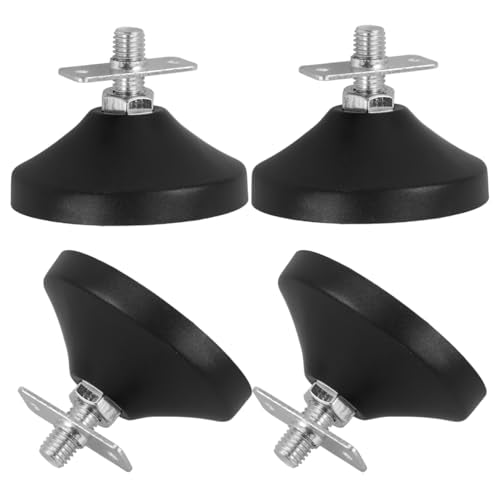 4Pcs Adjustable Feet Levelers for Foosball Table Football Machine Anti Skid Rubber Leg Levelers Furniture Leveling Pads for Game Room Tables