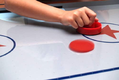 Brybelly Air Hockey Pucks - Accessories for Game Room Gaming Tabletop for Kids & Adults - size: Small (Pack of 2)