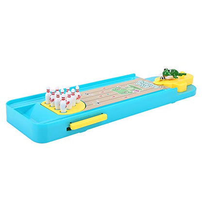 Entertainment Table Bowling Toys Mini Desktop Bowling Game Set Suitable for Children Adults Office Stress Relief Lightweight Portable Plastic Pictured As Picture