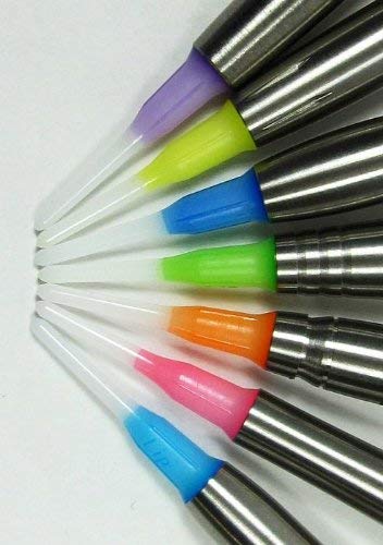 Lstyle Dart Tips: Original Lippoint - Soft Tip Dart Points - 2BA Thread - Regular Length - 2 Tone Orange